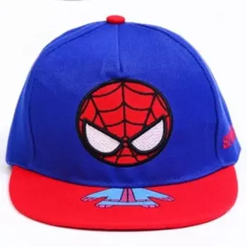Кепка детская "Человек-паук", р-р 52-56, синяя