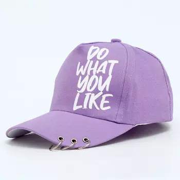 Кепка детская для девочки What you like, цвет сиреневый, р-р 52-54, 5-7 лет