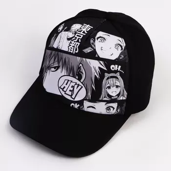 Кепка детская Hey, аниме, р-р 52-54, 5-7 лет
