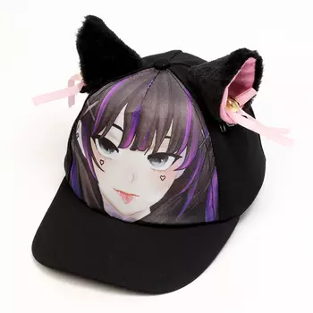 Кепка детская «Кошка», аниме, с ушками, р-р 52-54, 5-7 лет