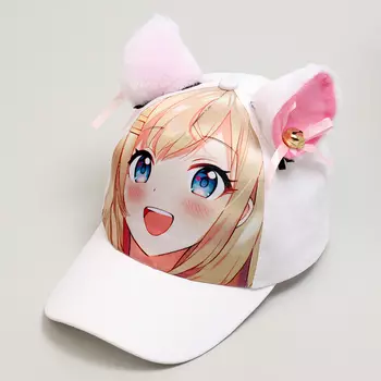 Кепка детская «Котик», аниме, с ушками, р-р 52-54, 5-7 лет