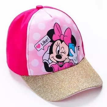 Кепка детская для девочки, размер 52-56, Минни Маус