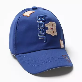 Кепка детская MINAKU Bear, размер 48-50, синяя