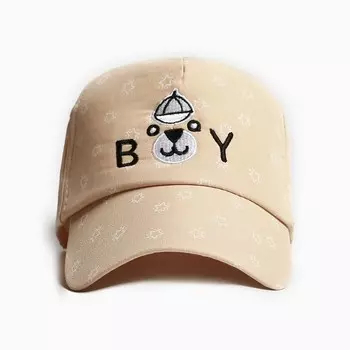 Кепка детская MINAKU "Boy" беж, р-р 48-50