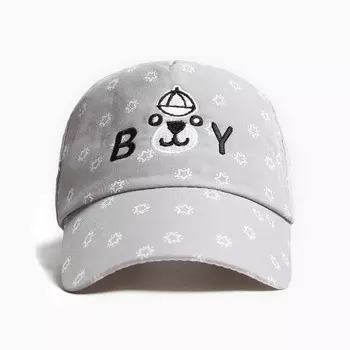 Кепка детская MINAKU Boy, размер 48-50, серая