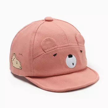 Кепка детская MINAKU, размер 48, розовая