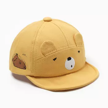 Кепка детская MINAKU, размер 48, жёлтая