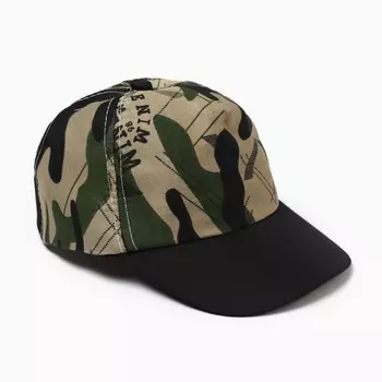 Кепка детская MINAKU «Камуфляж», размер 44-46,