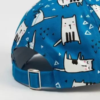 Кепка детская MINAKU «Коты», синяя, размер 50