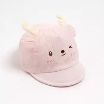 Кепка детская MINAKU, размер 40-42, розовая