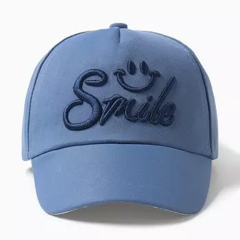 Кепка детская MINAKU "Smile" синий, р-р 50-52