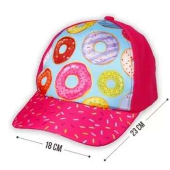 Кепка детская «Пончики», р-р. 52-54 см, 5-7 лет