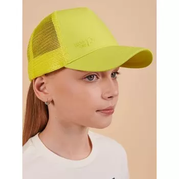 Кепка детская, размер 48-50, цвет лаймовый