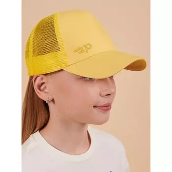 Кепка детская, размер 51-52, цвет жёлтый