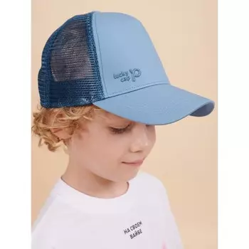 Кепка детская, размер 53-54, цвет джинс