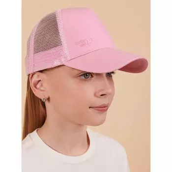 Кепка детская, размер 53-54, цвет розовый