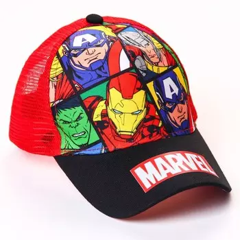 Кепка детская для мальчика, размер 52-56, Мстители