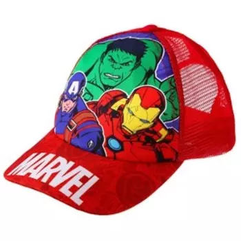Кепка детская с сеткой, размер 52-56 «Мстители»