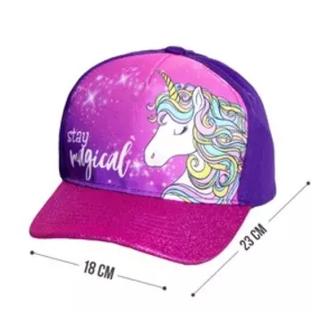 Кепка детская для девочки Stay magical, р-р. 52-54 см