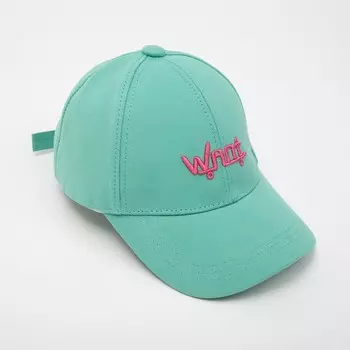 Бейсболка для девочки, цвет бирюзовый, размер 52-54