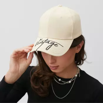 Кепка MINAKU «Винтаж», бежевая, размер 56-58