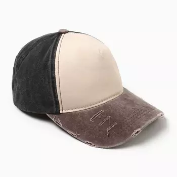 Кепка мужская MINAKU, размер 56-58, 100% хлопок, чёрная