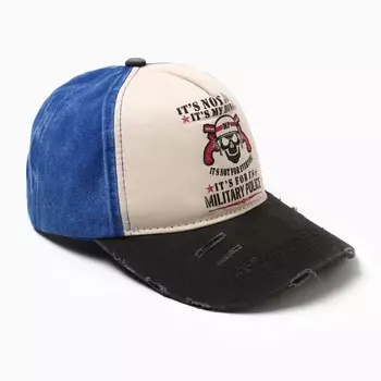 Кепка мужская MINAKU It's not a duty, размер 56-58, 100% хлопок, синяя