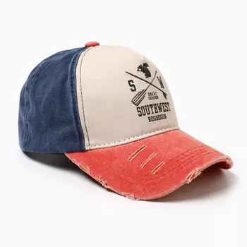 Кепка мужская MINAKU "Southwest", цвет синий, р-р 56-68