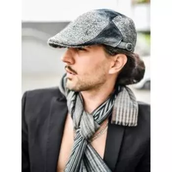 Кепка мужская, размер one size, цвет серый, синий