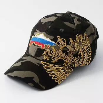 Кепка мужская «Россия», камуфляж , р-р 56