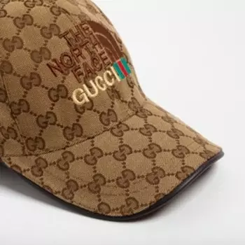 Кепка "THE NORTH FACE GUCCI", цвет бежевый, р-р 56-58