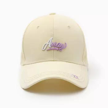 Кепка женская MINAKU, светло-жёлтая, размер 58, хлопок 100%