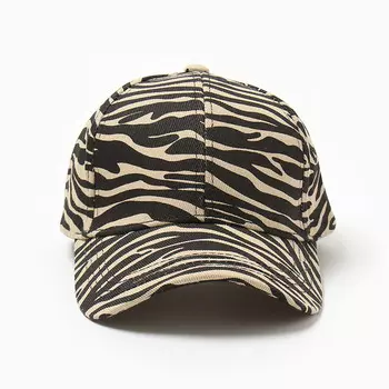 Кепка женская MINAKU полосы, бежевая, размер 58