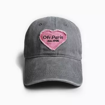 Кепка женская MINAKU "Ofr.Paris", цвет серый, р-р 54-56