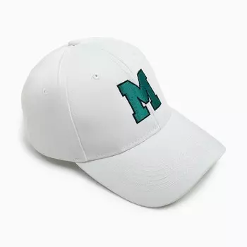 Кепка женская MIST с вышивкой, размер 56-58, белая