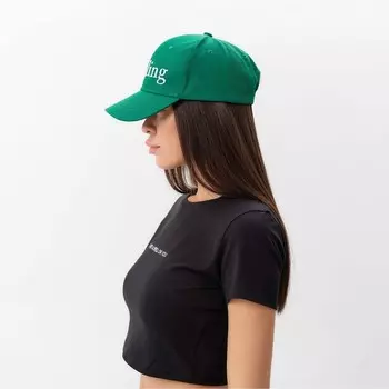 Кепка женская MIST с вышивкой, зелёная, размер 56-58