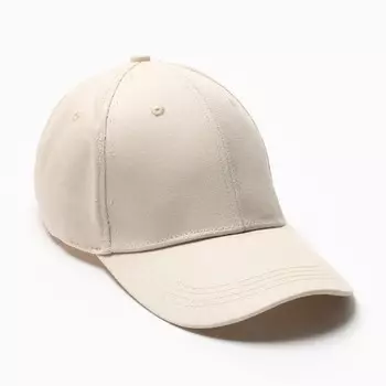 Кепка женская однотонная MINAKU цвет молочный беж, р-р 58