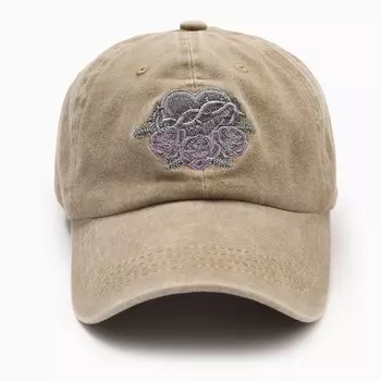 Кепка женская «Сердце» MINAKU, бежевая, размер 58