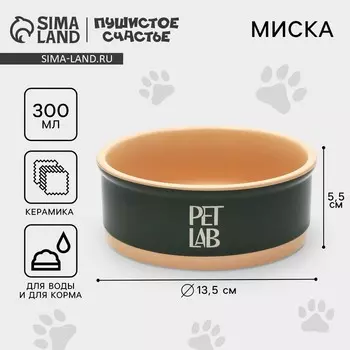 Керамическая миска 300 мл, изумрудная