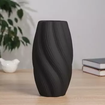 Ваза «Кеннет», 219 см, керамика, чёрная