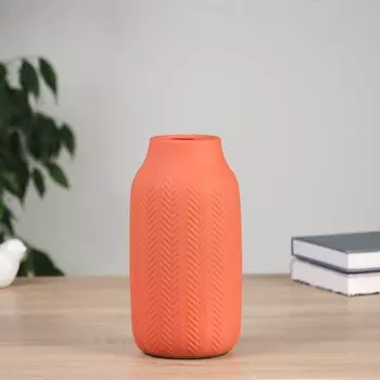 Ваза «Гедеон», d=6 см, 20.59.5 см, керамика, кирпичная