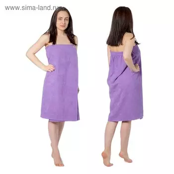 Килт(юбка) женский махровый, 80х150+-2, цвет сиреневый