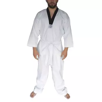 Кимоно для тхэквондо Atemi AX6, ВТФ с шелкографией, 220-270 г/м2, размер 52-54/180