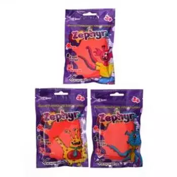 Кинетический пластилин «Zephyr» розовый 0,075 кг