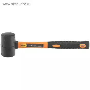 Киянка резиновая Sparta 11125, черная резина, фибергласовая рукоятка, 45 мм, 225 г