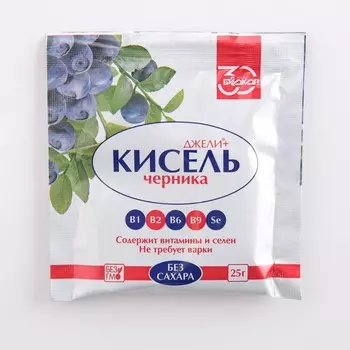 Кисель Джели + черника, 25 г