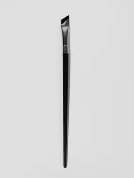 Кисть для макияжа бровей и глаз, 14±1 см, чёрная