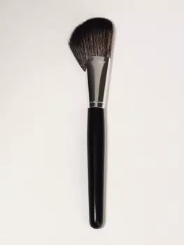 Кисть для макияжа контуринга лица, 18 см, чёрная