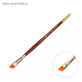 Кисть Decola № 3, синтетика скошенная, b=10 мм