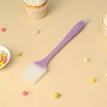 Кисть Доляна «Леонардо», силикон, 254.41.5 см, сиреневая